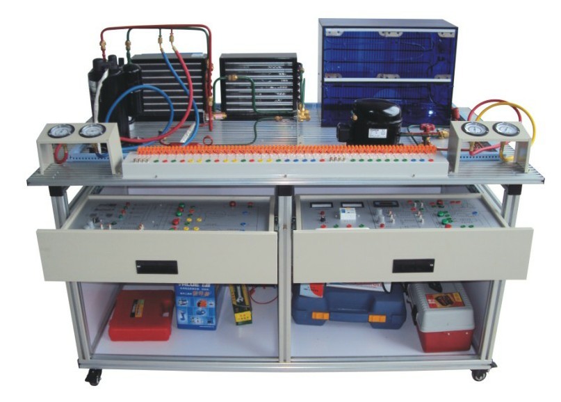 HY-9920HB空調(diào)冰箱組裝與調(diào)試實訓(xùn)考核裝置(智能考核型)  